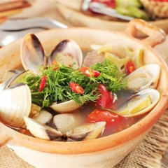 Canh Nghêu Thì Là Nấu Măng